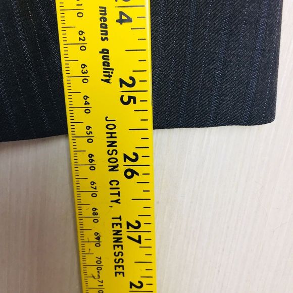 HART SCHAFFNER MARX Men's Dark Gray Sport Coat Blazer USA 100% Wool Size 48 Reg - Picture 9 of 11